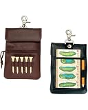 Royce Leather Clip-On Golf Accessory Bag