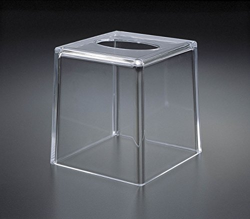 Acrylic Lucite Boutique Tissue Box Holder Cover
