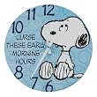 Peanuts Snoopy These Early Hours Wall Clock New Gift