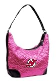 NHL New Jersey Devils Pink Quilted Hobo
