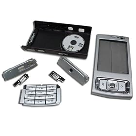Full Silver Housing and Keyboard for Nokia N95: Cell Phones &amp; Accessories