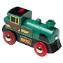 BRIO 33222 Wooden Railway System: Battery Powered Engine (with Autostop & Start)