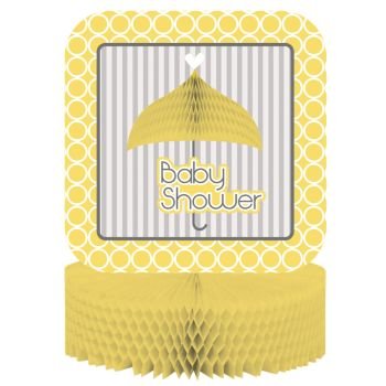 Creative Converting Mod Baby Shower Honeycomb Centerpiece