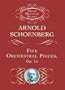 Five Orchestral Pieces (Dover Miniature Music Scores)