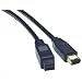 Tripp Lite F017-006 IEEE 1394b Firewire 800 Gold Hi-speed Cable, 9pin/6pin - 6ft