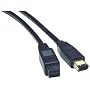 Tripp Lite F017-006 IEEE 1394b Firewire 800 Gold Hi-speed Cable, 9pin/6pin - 6ft