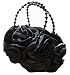 Satin Silk Rose Flower Wedding Evening Handbag Party Clutch