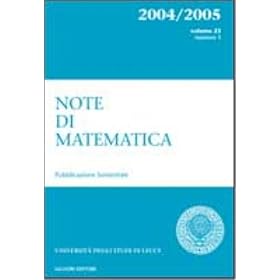Note Di Matematica by