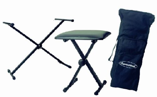 Toys: Burswood Deluxe Keyboard Value Package   Includes Bench, Stand and Nylon Carry Bag