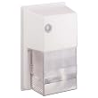Globe 70-Watt Outdoor Wall Light with Low-Light Sensor, White #3700201