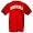 Nebraska Cornhuskers Red Arch Logo T-shirt