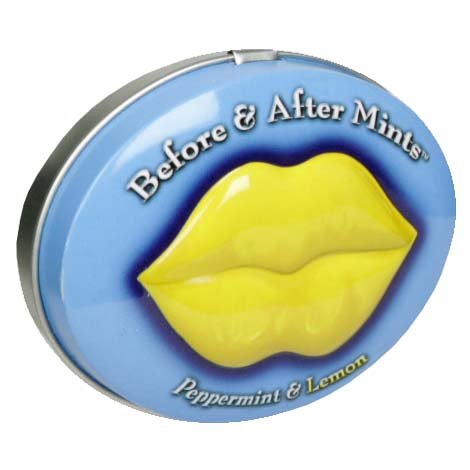 Before & After Mints, Peppermint & Lemon Sugar Free Mints, 0.6-Ounce Tins (Pack of... by Before & After Mints