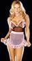 Parisian Maid - Womens Sexy French Maid Lingerie Costume Uniform
