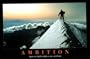 Ambition Motivational Poster HUGE NEW inspirational - 24" x 36"