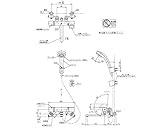 浴室用混合栓エアインシャワー寒冷地用　３６０×２２５　　ＴＯＴＯ