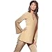 Tie Neck Front Set With Long Stole (Petite, Tall & Misses Sizes XS-3X)