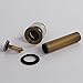 Antique Brass Bathroom Faucet Pop Up Vessel Basin Sink Drain Stopper with Overflow