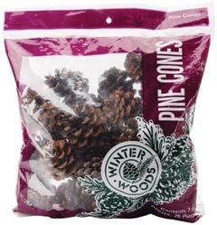 Bulk Buy: Winter Woods Natural Red Pine Cones 7 Ounces/Pkg (3-Pack)