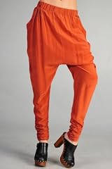 Ruched Ankle Harem Pants