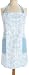 DII Cerulean Blue Printed Damask Chefs Apron
