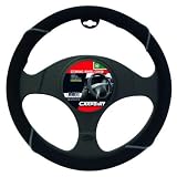 Produkt-Bild: CARPOINT 2510121 Lenkradh&uuml;lle Velours schwarz/grau