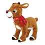 Rudolph mit der roten Nase, Pl�sch-Rentier mit Leucht- und Soundmodul 30 cm