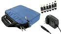 HP Mini 1010NR 8.9-Inch Netbook Carrying Bag and AC Wall Adapter Charger (Travel Pro Series -Blue)