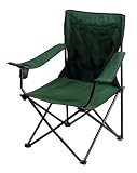 On The Edge Marketing OTE-810028 Solid Color Hunter Green Black Folding Chair by On The Edge Marketing