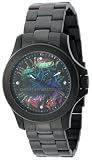 Christian Audigier Watches:Christian Audigier Unisex ETE-113 Eternity Midnight Ion-Plating Black Stainless Steel Watch