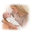 Summer Infant 2 Pack Cotton Knit Swaddleme, White/Blue Summer Infant 2 Pack Cotton Knit Swaddleme, White/Blue