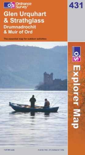 Glen Urquhart and Strathglass (OS Explorer Map Series)