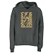 Sweatshirt Woman Dark Silver " German Shepherd Oriental Sun - Golden Edition # Dog
