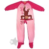Curious George Footed Sleeper Pajamas for Toddlers and Girls