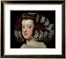 The Infanta Maria Theresa, Daughter of Philip IV of Spain World Culture Framed Art Poster Print by Diego Velazquez, 29x25
