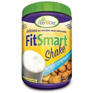 Fitsmart Protein Fiber Shakes Old Fashioned Vanilla - 1 lb - Powder