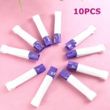 Bheema 10pcs Plastic Cake Clip Cookie Pastry Cutter Mould