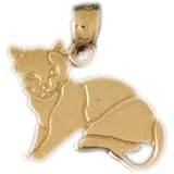 14K Gold Pendant Cat 3.3 - Gram(s)