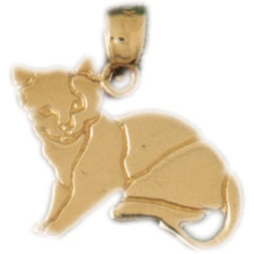 CleverEve's 14K Gold Pendant Cat 3.3 - Gram(s)