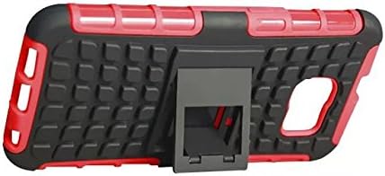 Samsung Galaxy S6 Case, Vindvin Heavy Duty Tough Rugged Dual Layer Case with Built-in Kickstand, Tank Series Slim Fit Dual Layer Hybrid Armor Protective Case Cover for Samsung Galaxy SVI S 6 S Vi G9200 Smartphone (Not for Samsung Galaxy S6 Edge) (Green)