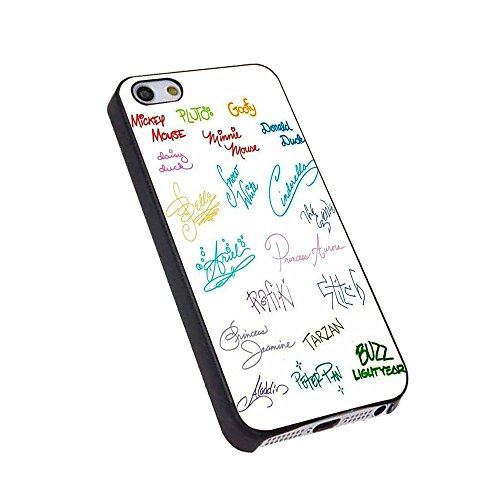 all disney character signatures for Iphone Case (iPhone 6/6S black)