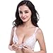 KUCI® Nursing Maternity Bra 100% Cotton Wireless Front Opening Button Comfort Bra