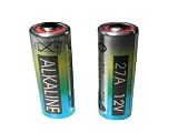 カーアラーム. 各種リモコン用の 27A 12V アルカリ電池 5本
