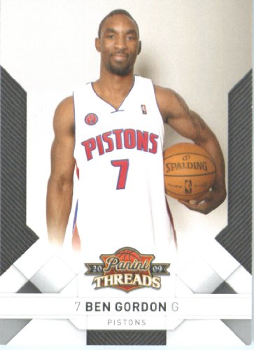 2009 /10 Panini Threads Basketball Card # 36 Ben Gordon Detroit Pistons Mint Condition - Shipped In Protective ScrewDown Display Case!