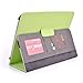 DigiLand 10.1 Inch Tablet Case - Fits Model# DL1010Q - UniGrip 10 Edition Folio Case - MINT GREEN - By Cush Cases