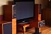 AV123.com x-series 5.1 Channel Home Theater Speaker System in Cherry real wood veneer finish