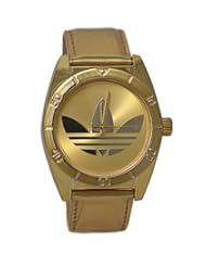 Adidas Womens Gold Leather Watch ADH9030
