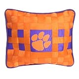 Clemson Tigers Rectangle Toothfairy Pillow with Single Logo
