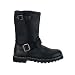 Mens Biker Boots Engineer black leather Size 9 UK
