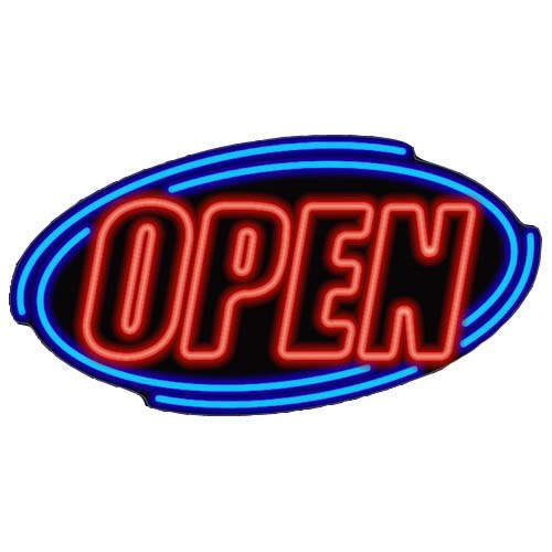 Fallon Large Super Bright LED OPEN Sign