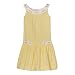 Girls' YES Sleeveless Dress - Yellow/ White Trim